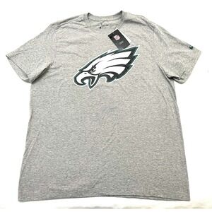 NEW Philadelphia Eagles Nike Logo T-Shirt Men's XL Gray The Nike Tee